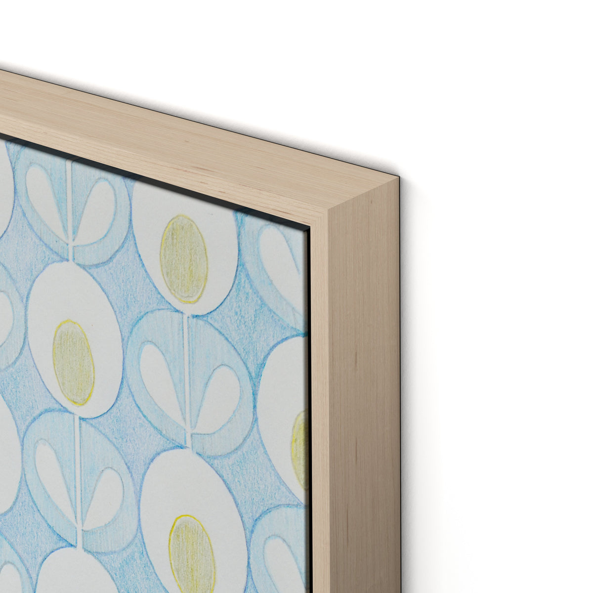 BAA Canvas Floater Framed / 12 x 18 in / Natural Maple