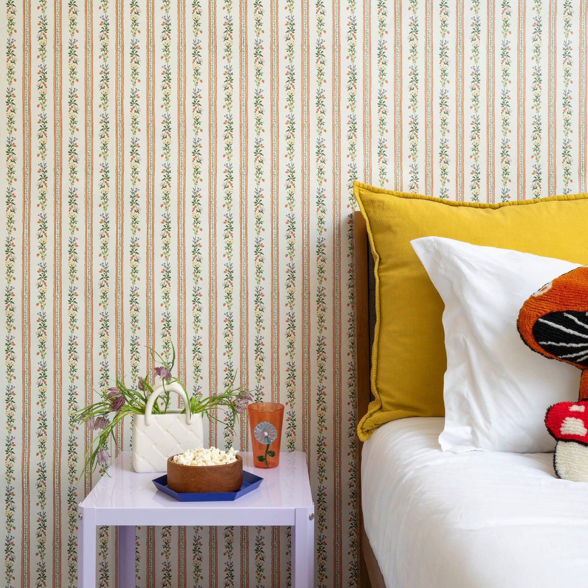 Image of Felicity Stripe in Multi wallpaper