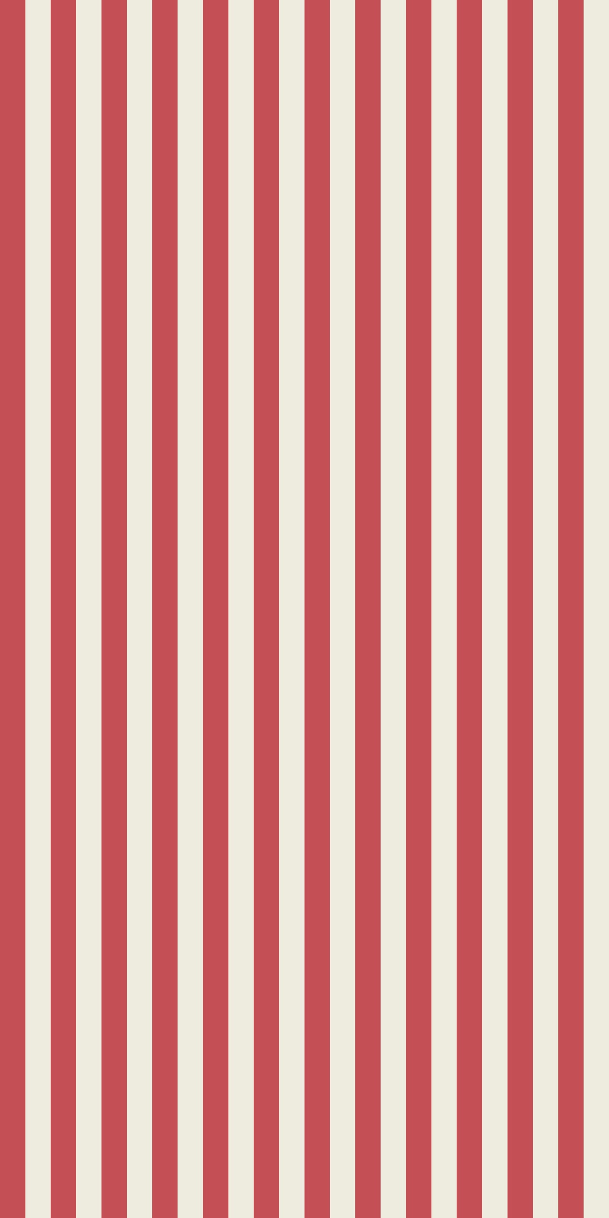 Image of Classic Stripe in Geranium Wallpaper