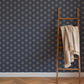 Image of Pinwheel in Deep Blue Wallpaper