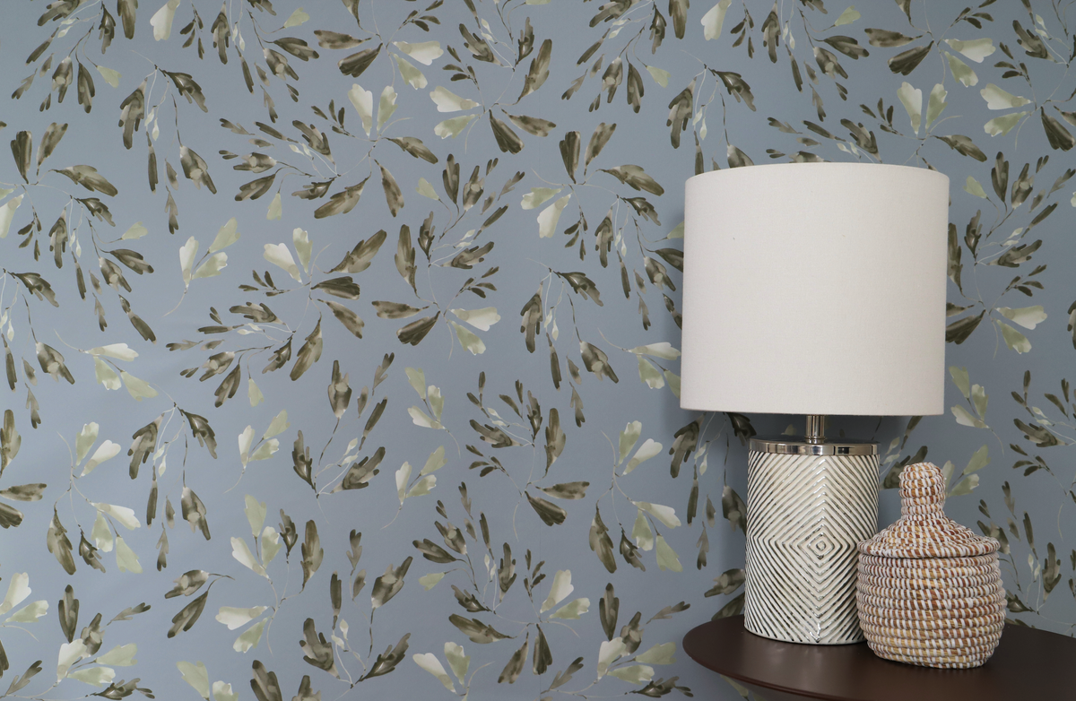 Climb in Blue Grey wallpaper.