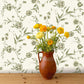 Waverly in Garend Green Wallpaper