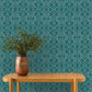 Image of Ajrak in Slate Wallpaper