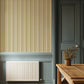 Image of Harbor Stripe in Multi Green Wallpaper