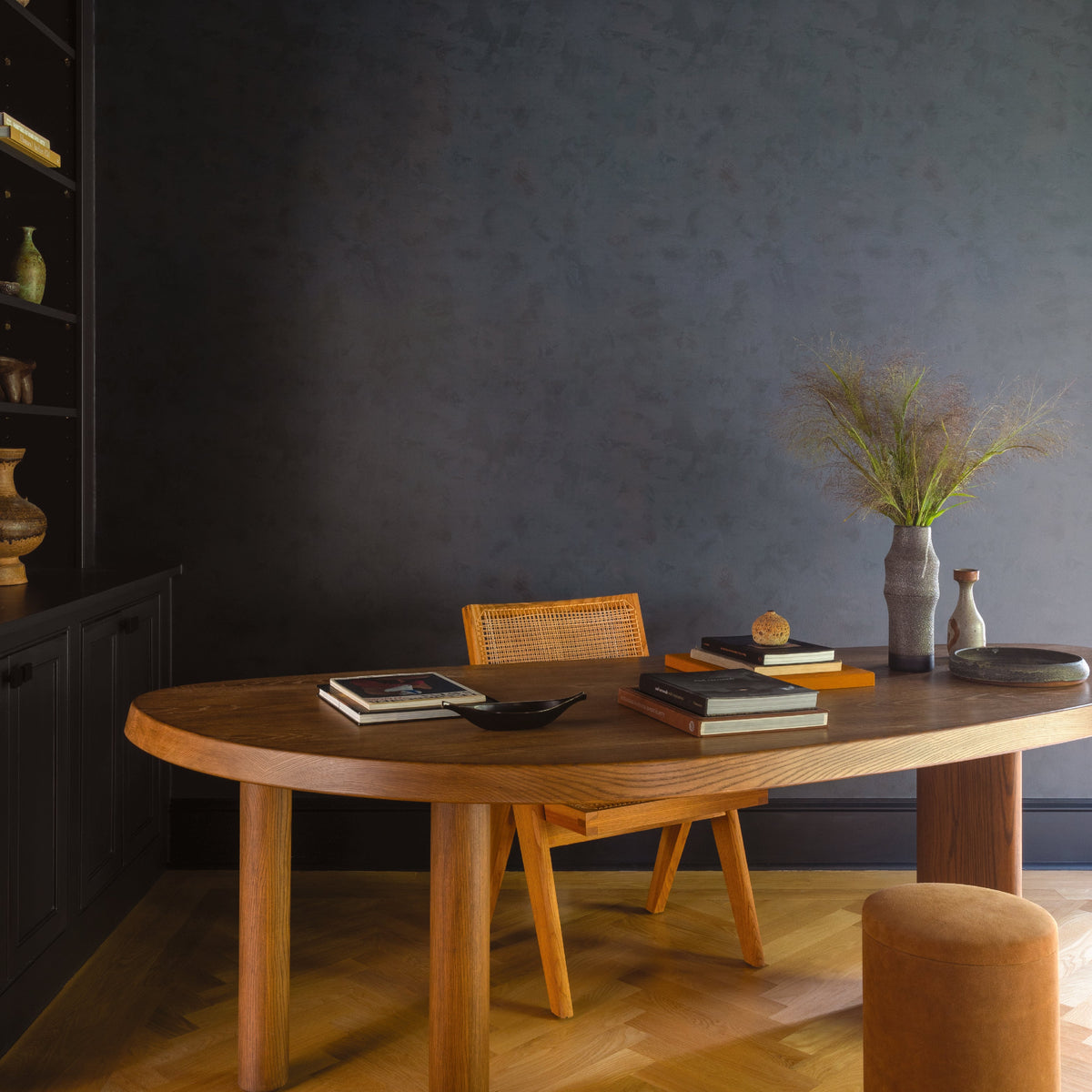 Image of Earthy Texture in Midnight Wallpaper