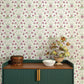 Image of Jaal in Tan/Purple Wallpaper