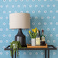Image of Dot Comb in Blue Wallpaper