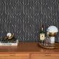 Image of Crossing Lines in Black Wallpaper
