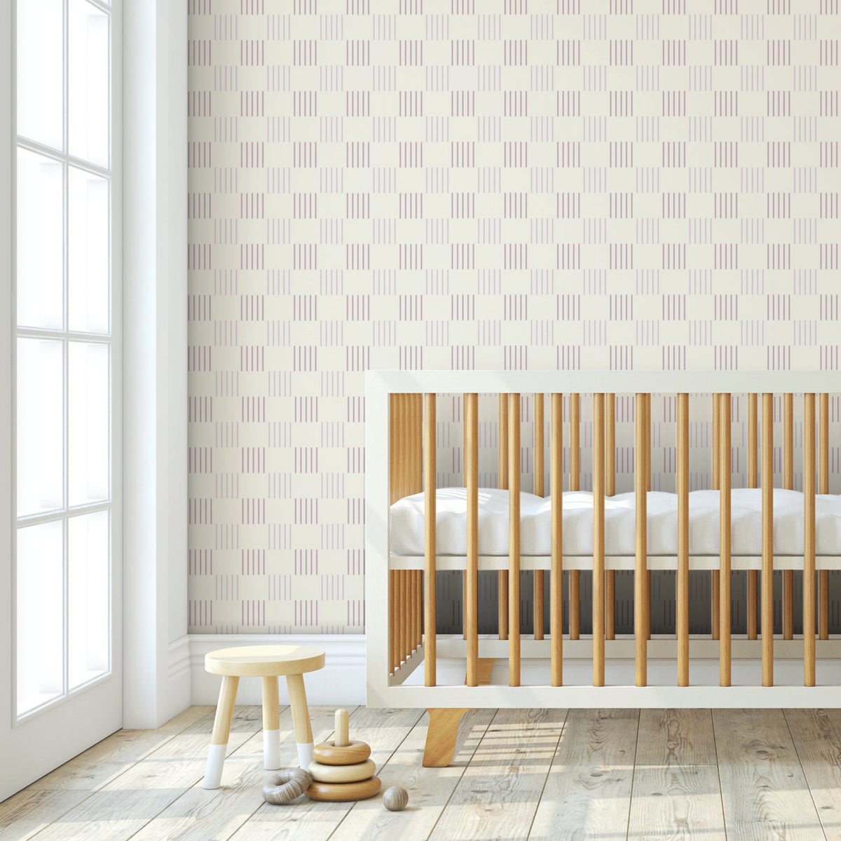 Image of Checkmate in Purple Wallpaper