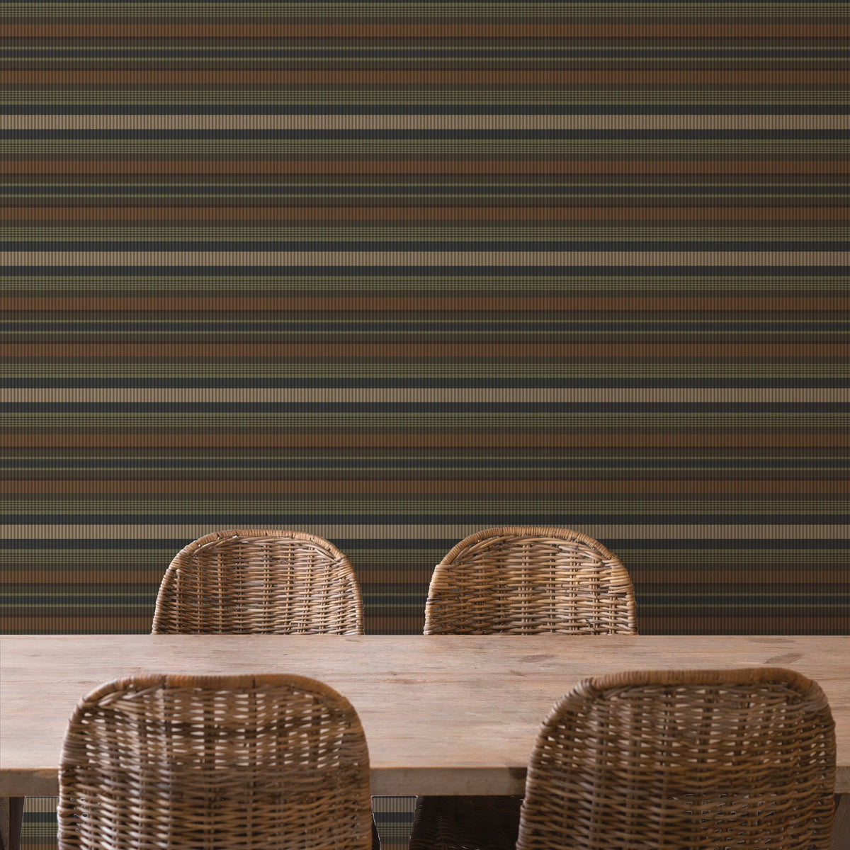 Image of Bazi Stripe in Earth Wallpaper