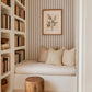Image of Classic Stripe in Lilac Wallpaper