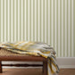 Image of Classic Stripe in Pistachio Wallpaper