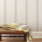 Image of Posey Stripe in Marigold Wallpaper