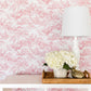 Image of Jungle Toile in Pink wallpaper