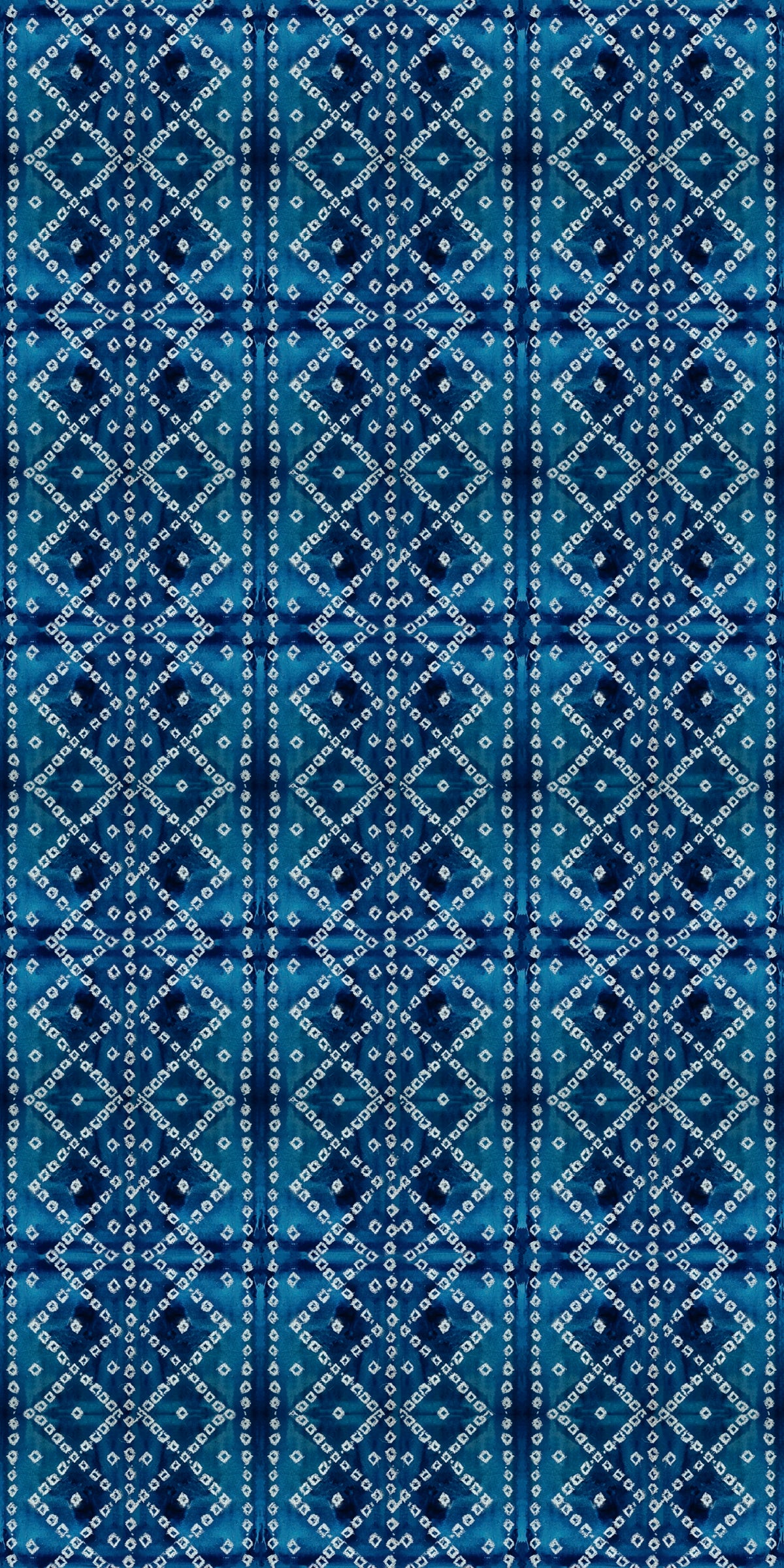 Image of Ajrak in Indigo Wallpaper