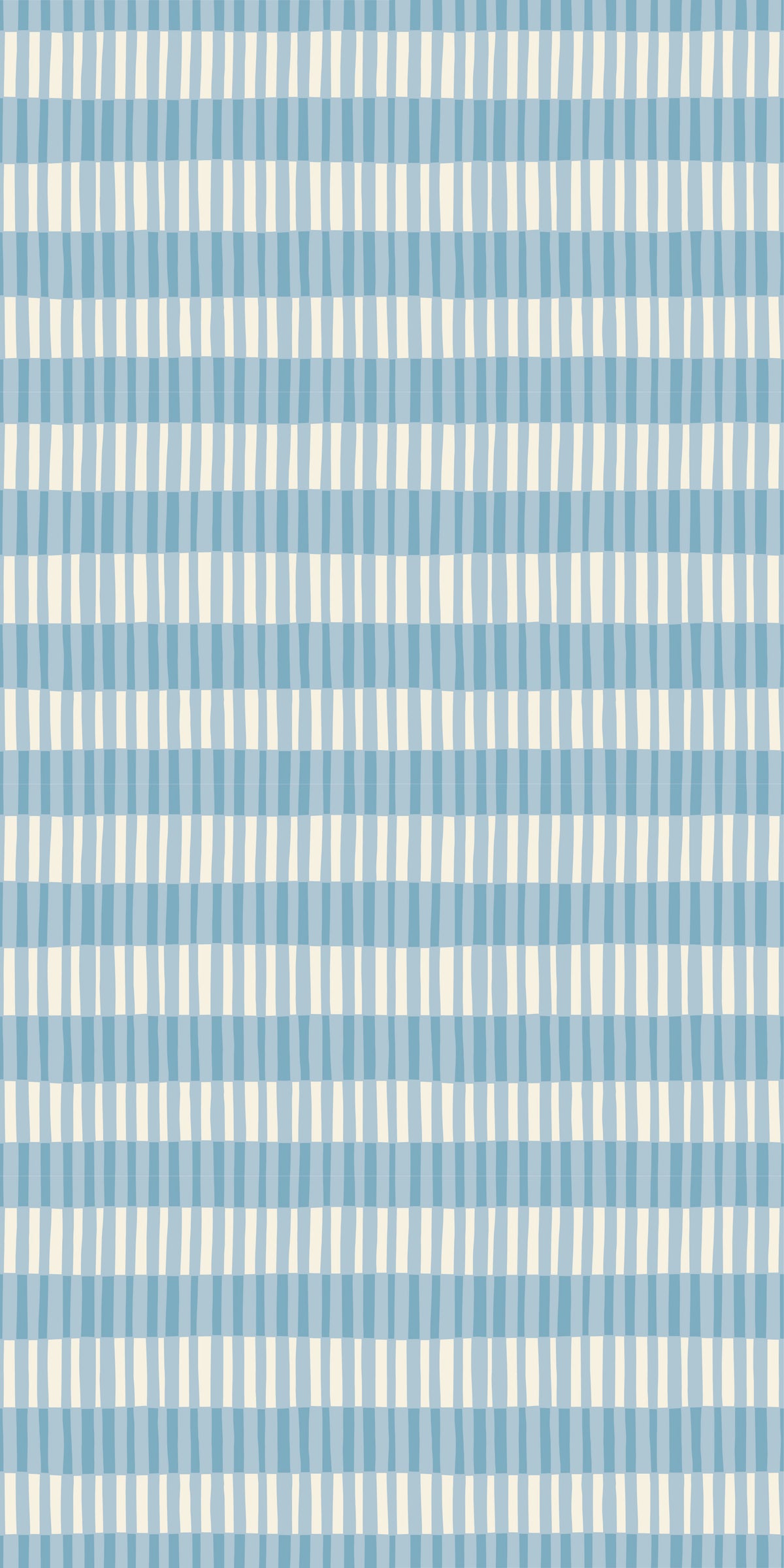 Image of Broken Stripe in Blue Wallpaper
