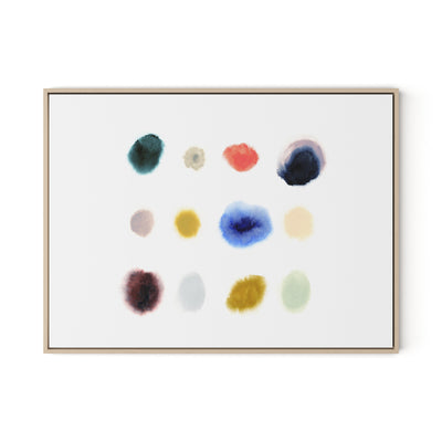Crystal Canvas Floater Framed / 32 x 24 in / Natural Maple