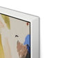 Sunny Side of the Street Canvas Floater Framed / 32 x 24 in / White