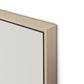 Curves Corners Canvas Floater Framed / 32 x 26 in / Natural Maple