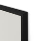 Curves Corners Canvas Floater Framed / 32 x 26 in / Black