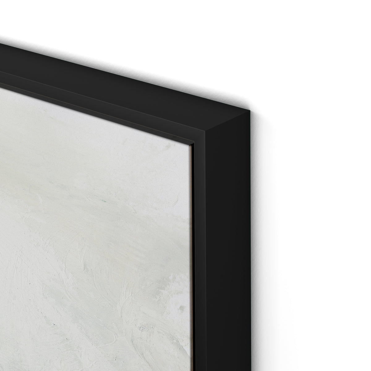 Ebb and Flow Canvas Floater Framed / 32 x 24 in / Black