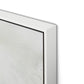 Ebb and Flow Canvas Floater Framed / 32 x 24 in / White