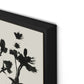 Spring Breeze Canvas Floater Framed / 32 x 24 in / Black