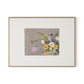 Spring Gathered w Border Canvas Floater Framed / 32 x 24 in / Natural Maple