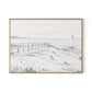 Setting Sail I Canvas Floater Framed / 32 x 24 in / Natural Maple