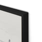 Setting Sail I Canvas Floater Framed / 32 x 24 in / Black