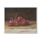 Cherries I Canvas Floater Framed / 32 x 26 in / White