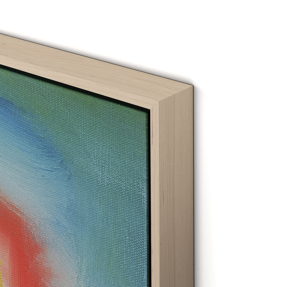Waltzer Canvas Floater Framed / 32 x 21.5 in / Natural Maple
