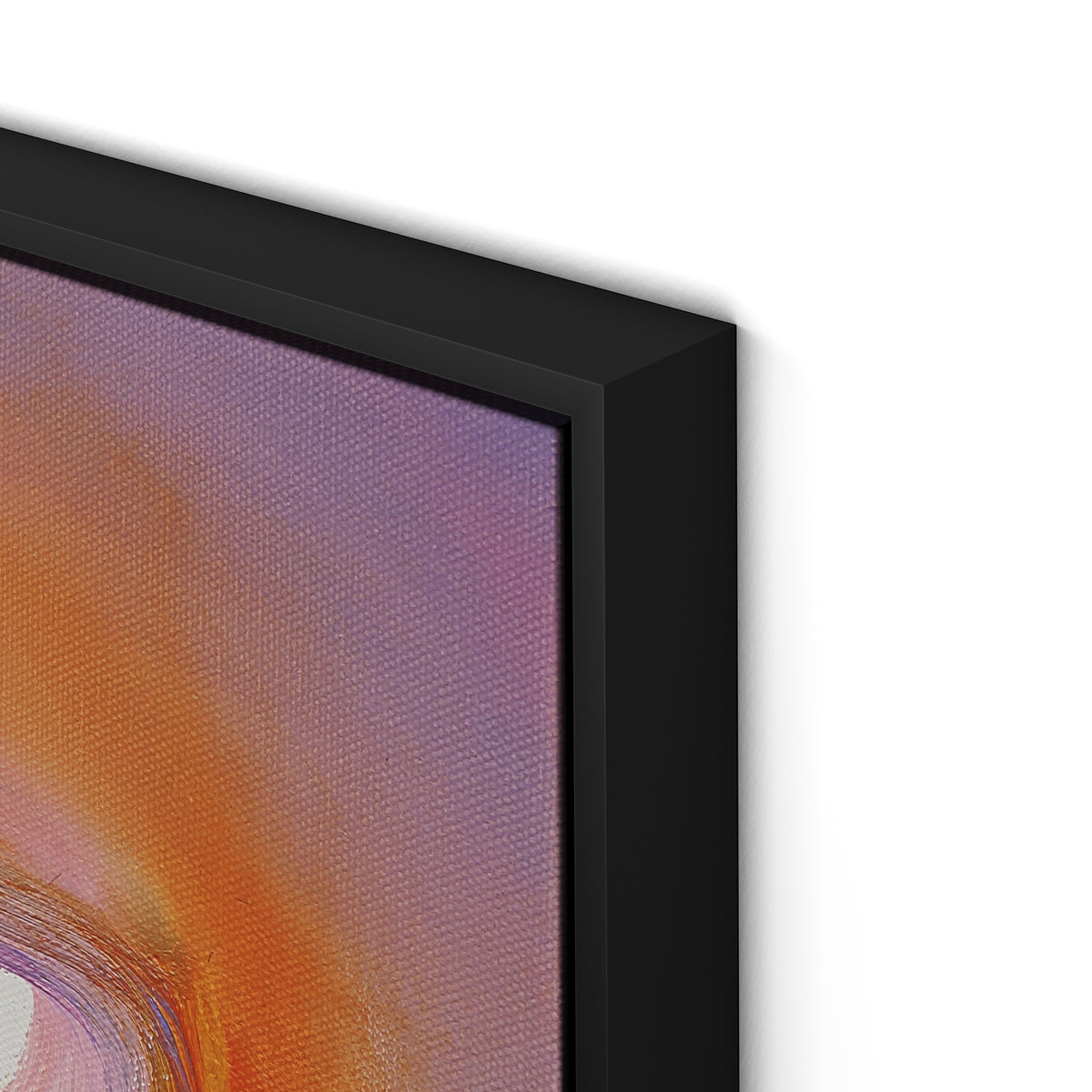 Dodgem Canvas Floater Framed / 32 x 22 in / Black