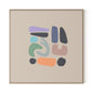 Artifacts 4 Canvas Floater Framed / 32 x 32 in / Natural Maple