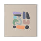 Artifacts 4 Canvas Floater Framed / 32 x 32 in / White