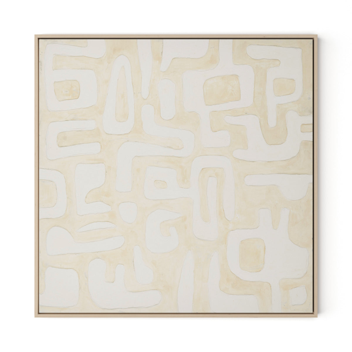 Talisman Canvas Floater Framed / 32 x 32 in / Natural Maple