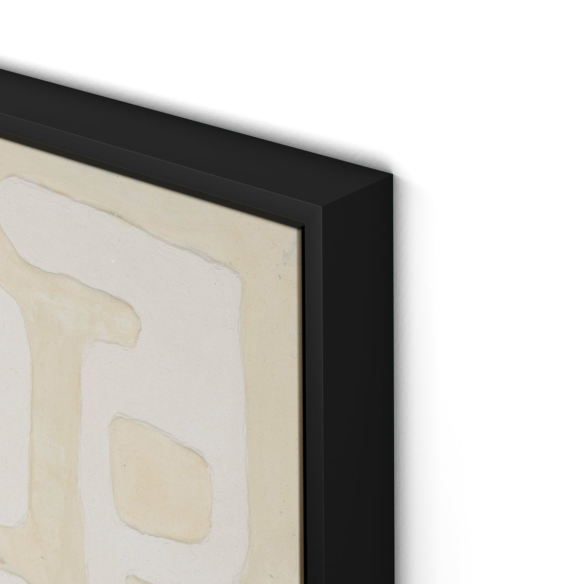 Talisman Canvas Floater Framed / 32 x 32 in / Black