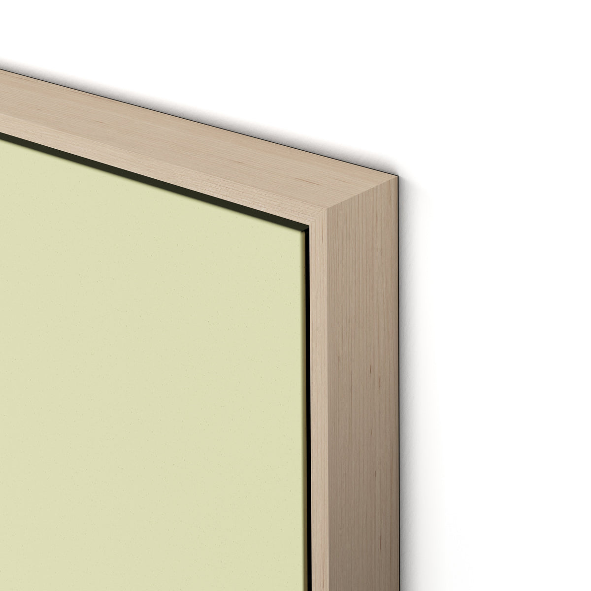 Untitled Box 2 Canvas Floater Framed / 32 x 32 in / Natural Maple