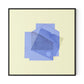 Untitled Box 2 Canvas Floater Framed / 32 x 32 in / Black