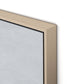 Peaceful Beach Canvas Floater Framed / 32 x 32 in / Natural Maple