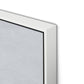 Peaceful Beach Canvas Floater Framed / 32 x 32 in / White