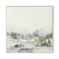 Sea Sage Canvas Floater Framed / 32 x 32 in / White