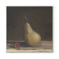 Pear I Canvas Floater Framed / 32 x 32 in / White