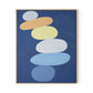 Boardwalk Stack Canvas Floater Framed / 26.5 x 32 in / Natural Maple