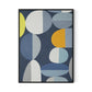 Waterfront Stack Canvas Floater Framed / 24 x 32 in / Black