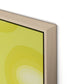 Citrus Rounds Canvas Floater Framed / 19 x 32 in / Natural Maple