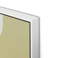 Meditation Sage Canvas Floater Framed / 24 x 32 in / White