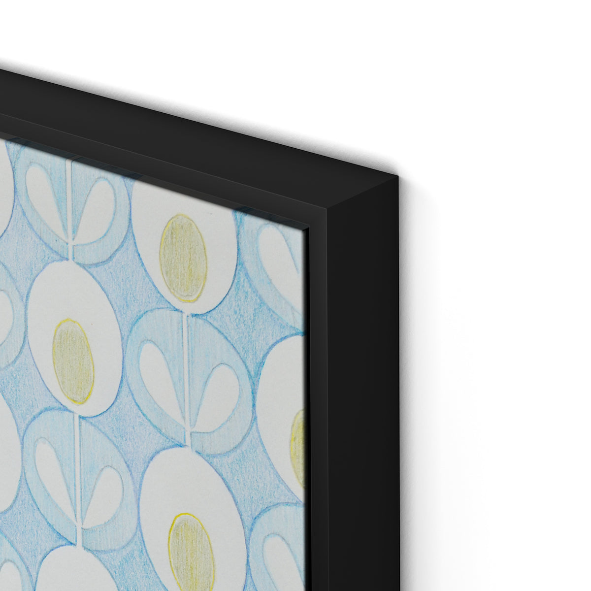BAA Canvas Floater Framed / 12 x 18 in / Black