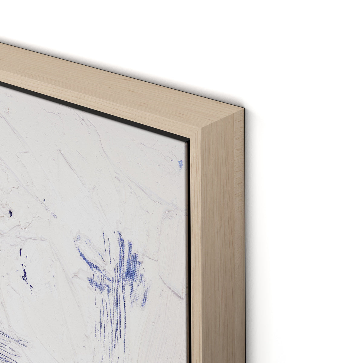 I Cannot Be Broken Canvas Floater Framed / 24 x 32 in / Natural Maple