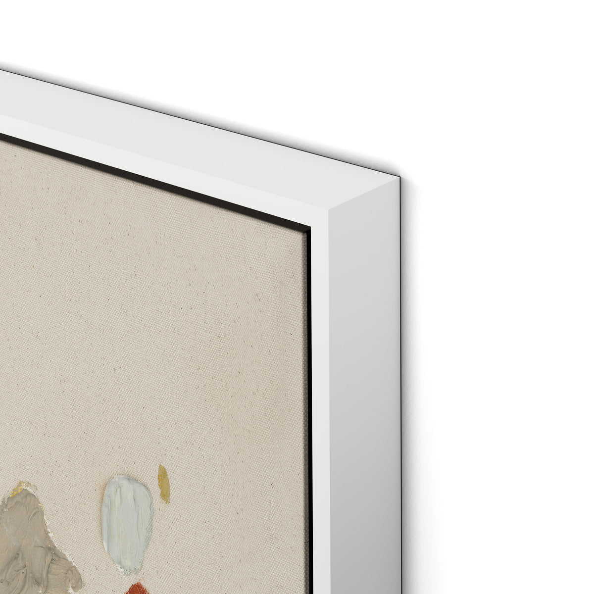 May I Have This Dance Canvas Floater Framed / 21.5 x 32 in / White